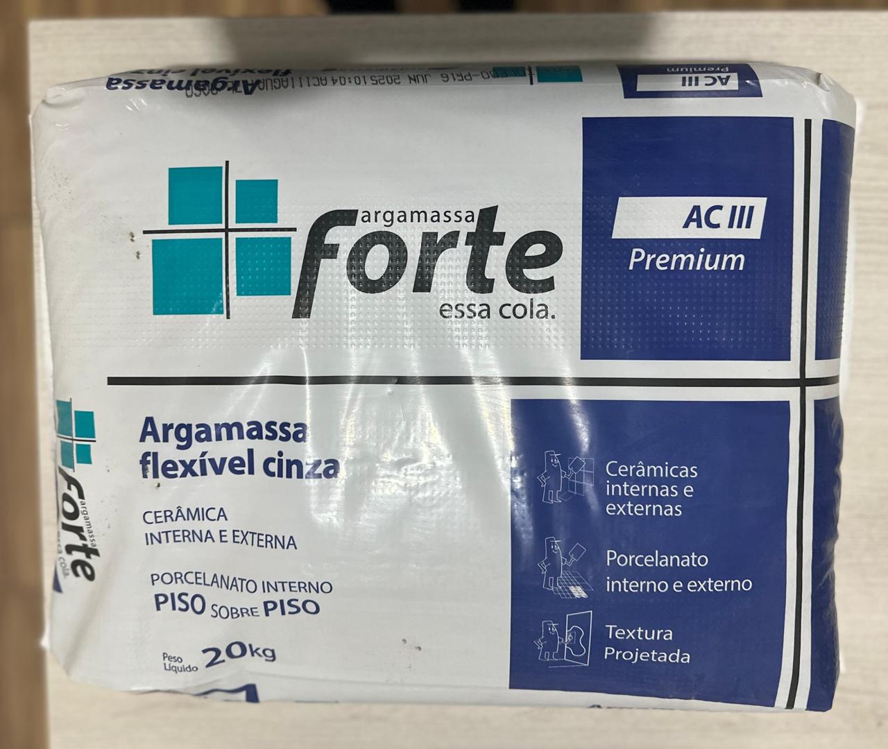 Argamassa AC III Premium - C&E CIMENTO Foz do Iguaçu