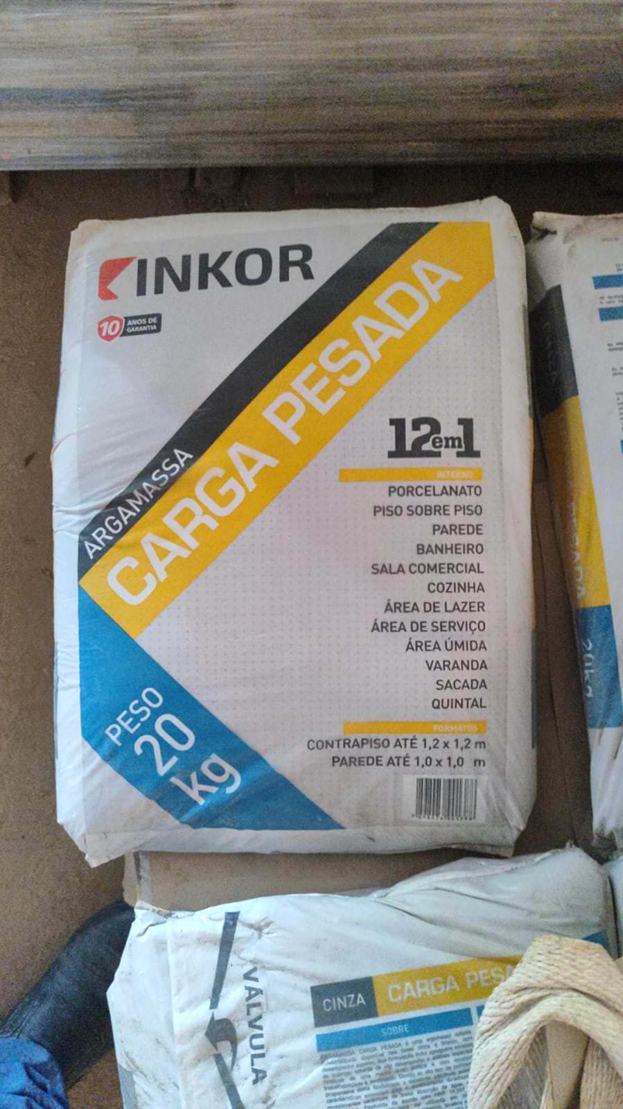 Argamassa Carga Pesada - C&E CIMENTO Foz do Iguaçu